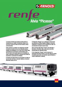 Arnold - Tren Alvia Picasso Escala N, Ref: HN4290, 91 Y 92. SALIDA INMEDIATA.