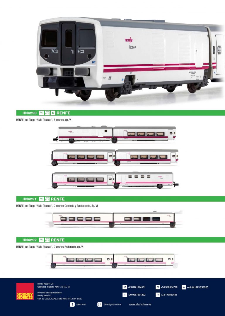 Arnold Tren Alvia Picasso Escala N Ref Hn4290 91 Y 92 Salida Inmediata Blog Zaratren