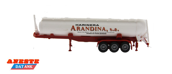 Herpa – Camión DAF, Cisterna Silo Harinera Arandina S.A., Escala H0, Ref: 075541.