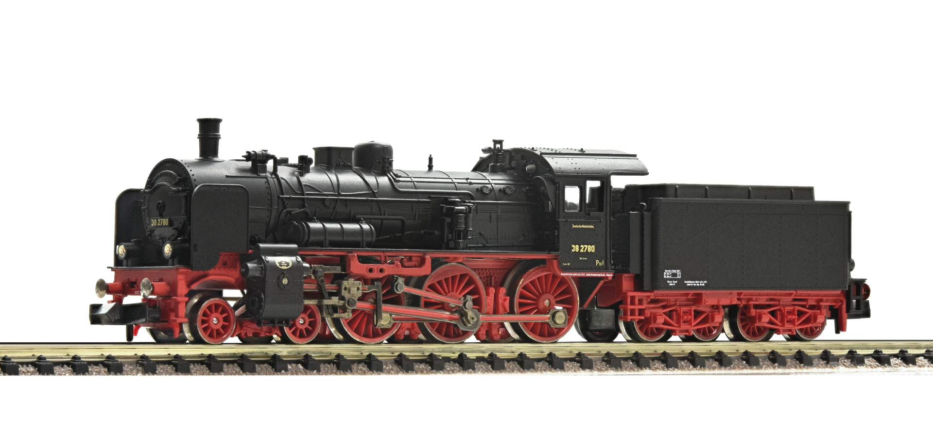 Fleischmann – Locomotora de Vapor clase 38.10-40, DRG, Epoca II, Escala N, Ref: 715912.