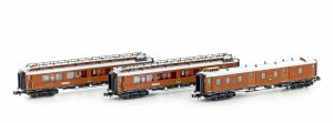 Hobbytrain - Set 1, CIWL Wien-Nizza-Cannes-Express, 3 unidades, Epoca I, Escala N, Ref: H22104.
