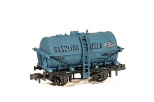 Peco - Vagones Cisterna Gasolina Vilella NR.3, Color Azul, Epoca I, Ref: NR-P968A y B.