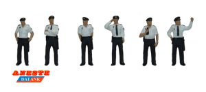 Aneste - Policia Nacional de verano, 6 figuras. Ref: 4096.