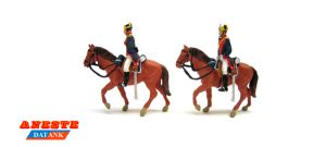 Aneste - Guardia civil de gala a caballo, 2 figuras. Ref: 4436.