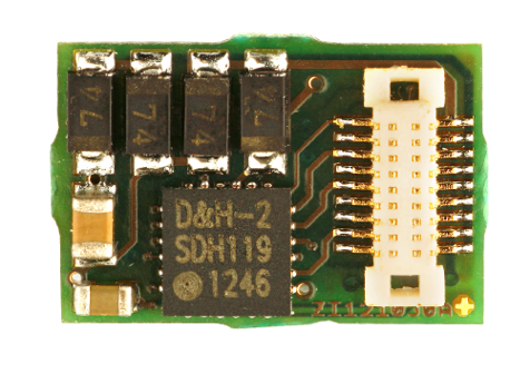 Decodificador DH18, SX1, SX2, DCC y MM, Next 18, muy fino.