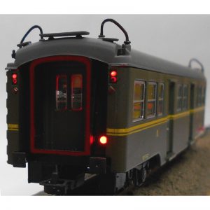 K*Train - Coche viajeros serie 7000, 3ª clase C-7006, Con Luces de Cola, Escala H0, Ref: 0602-M