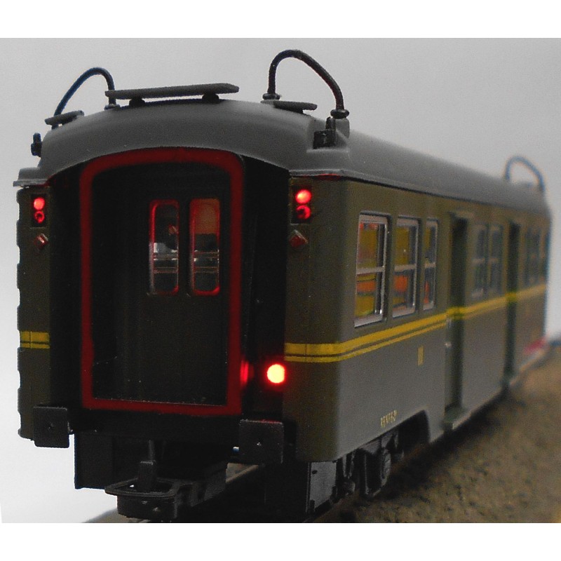 K*Train – Coche viajeros serie 7000, 3ª clase C-7006, Con Luces de Cola, Escala H0, Ref: 0602-M