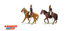 Aneste - Guardia civil de gala a caballo batidores, 2 figuras. Ref: 4434.