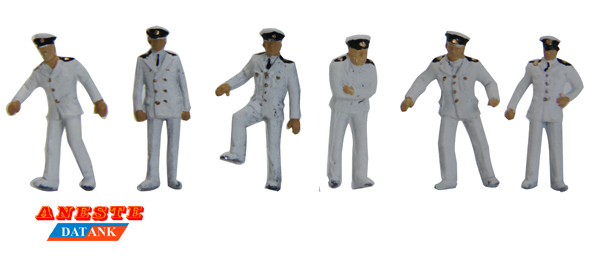Aneste – Oficiales de Infanteria de Marina. 6 Figuras. Ref: 4517.