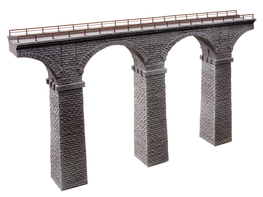Noch – Viaducto de Rávena, de piedra triturada, Tramo recto, Escala H0, Ref: 58675.