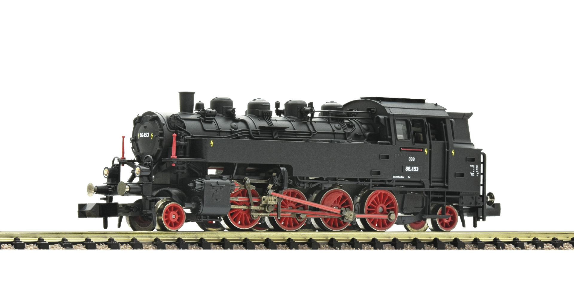 Fleischmann – Locomotora de Vapor Serie 86, OBB, Epoca III-IV, Digital, Escala N, Ref: 708782.
