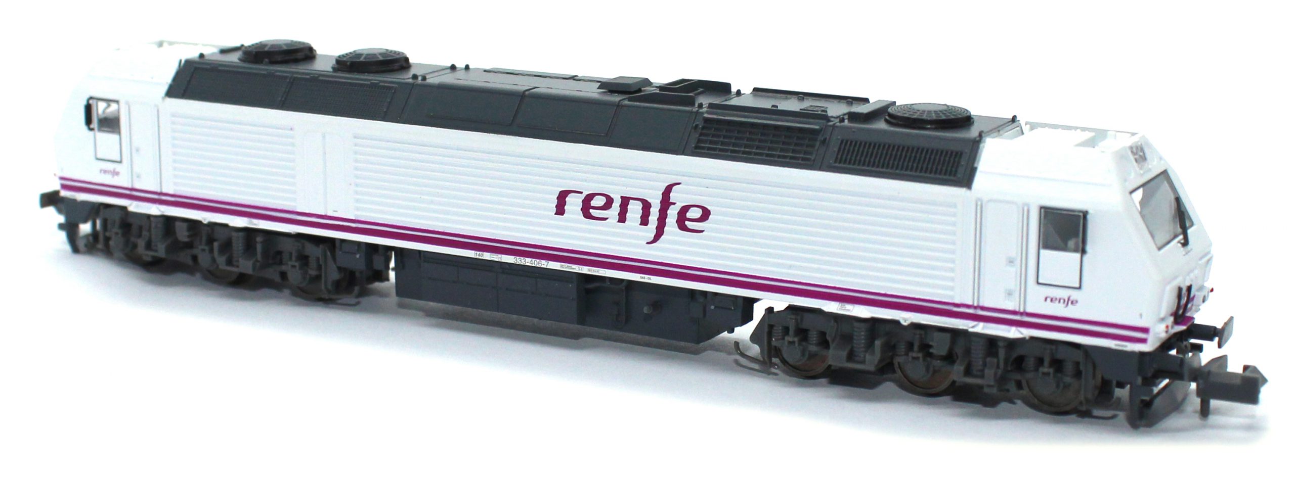 Mftrain – Locomotora 333.406-7, Renfe Operadora, Analogica, Escala N, Ref: N13353.