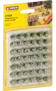 Noch - Matojos de hierba, Colores de verano, XL, 42 piezas, 12 mm, Ref: 07028.
