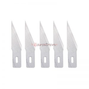 Dismoer - Conjunto de 5 cuchillas Nº2 para cutter 25102 Y 25105. Ref: 25231.