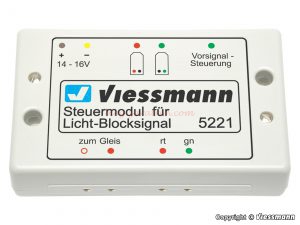 Viessmann - Modulo de control de señal intermedia en un bloqueo, para analogico, Ref: 5221.