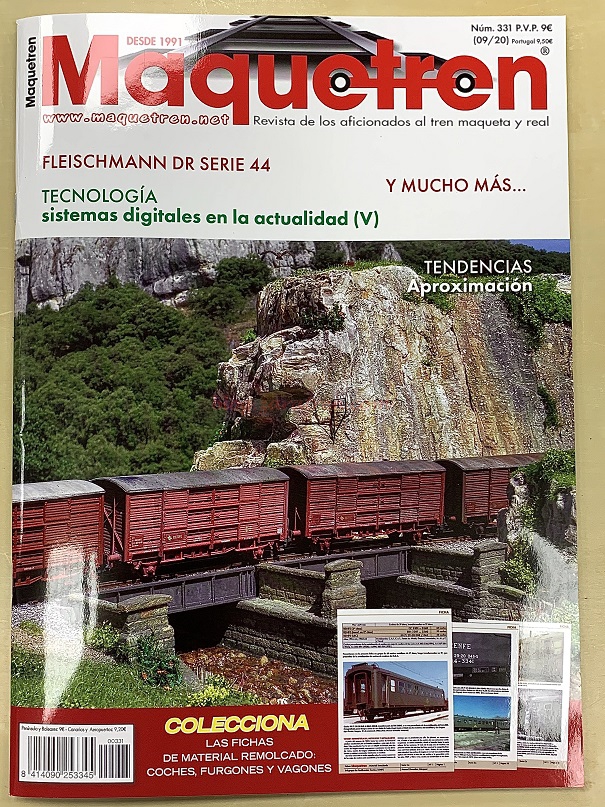 Revista mensual Maquetren, Nº 331, 2020.