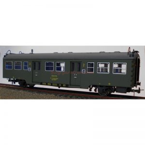 K*Train - Coche viajeros serie 7000, 2ª clase C-7007, Escala H0, Ref: 0601-M.