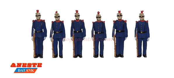 Aneste – Guardia Real en formación, 6 Figuras. Ref: 4430.