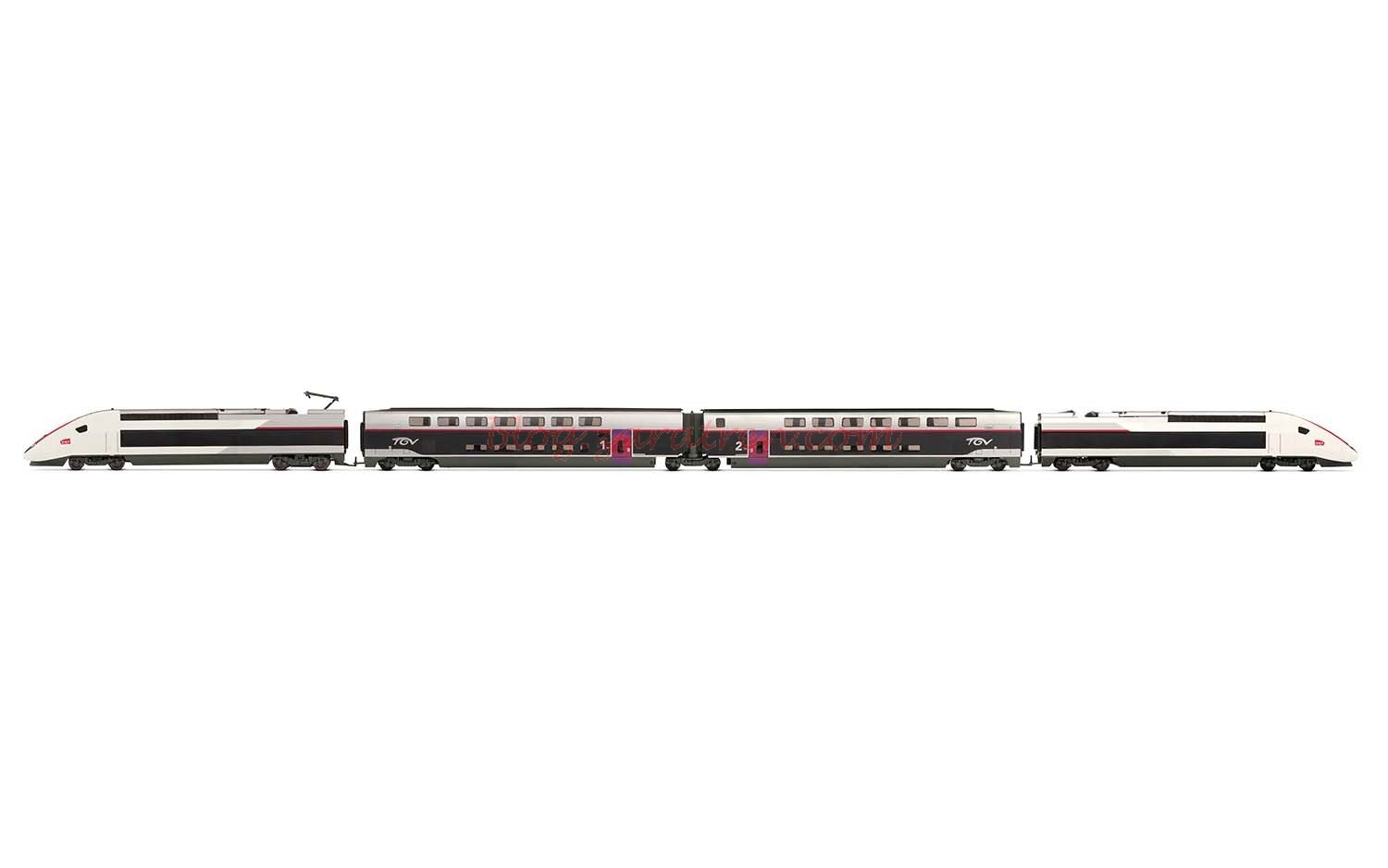 Jouef – Set de Inicio TGV InOui, Epoca VI, Escala H0, Ref: HJ1060.