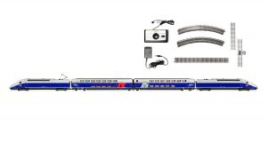 Jouef -Set de Inicio TGV Duplex Carmillón, Epoca VI, Escala H0, Ref: HJ1061.