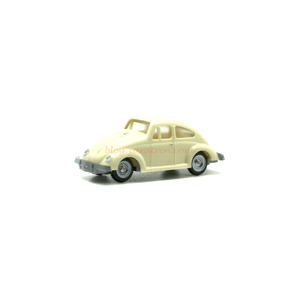 Toyeko – Volkswagen 1200 Escarabajo, ( Crema ), Escala H0, Ref: 2001-C.