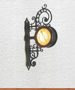 Brawa - Reloj de pared Baden-Baden, iluminado, Escala H0, Ref: 5361.