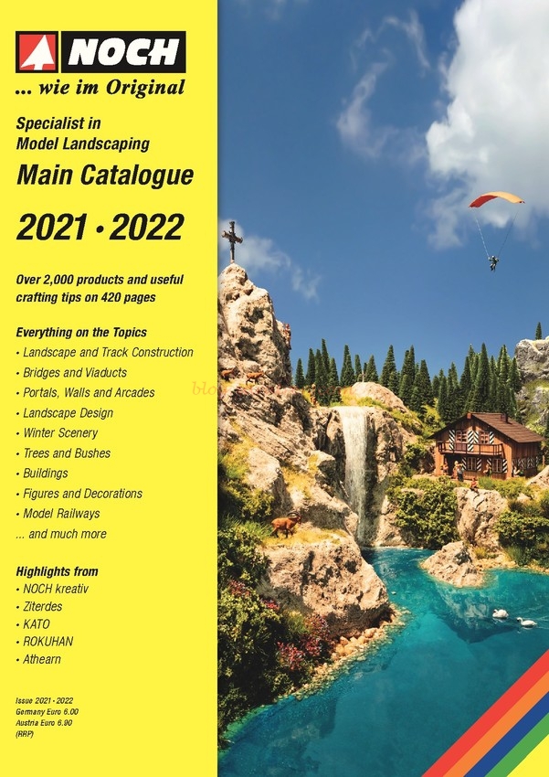 Noch – Catalogo general 2021-2022 Noch en Ingles, sin precios. Ref: 71212.