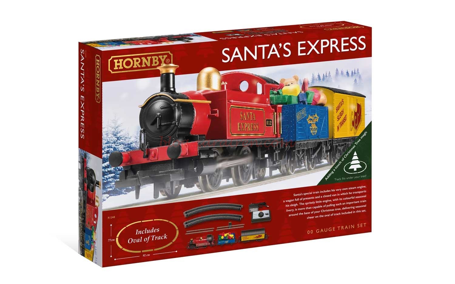Hornby – Set de inicio Santa`s Express, Escala H0, Ref: R1248.