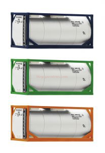 Fleischmann - Set de tres contenedores cisterna de 20 pies, Epoca IV-VI, Escala N. Ref: 910120.