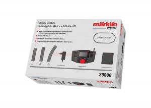 Marklin - Set de inicio con Central Mobile Statión 2 y vias Marklin C, Escala H0, Ref: 24900.