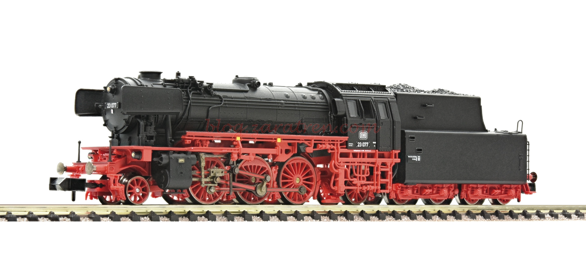 Fleischmann – Locomotora de Vapor BR023, DB, Epoca III, D. Sonido, Escala N, Ref: 712375.
