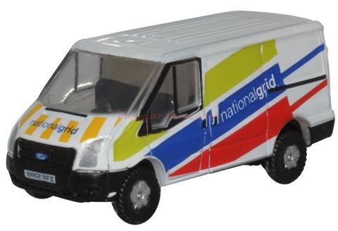 Oxford – Furgoneta Ford Transit Mk5, Grid, Color Blanco, Escala N, Ref: NFT035.