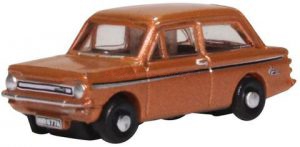 Oxford - Vehiculo Hillman Willow, Color Tangerine Metalico, Escala N, Ref: NHI002.