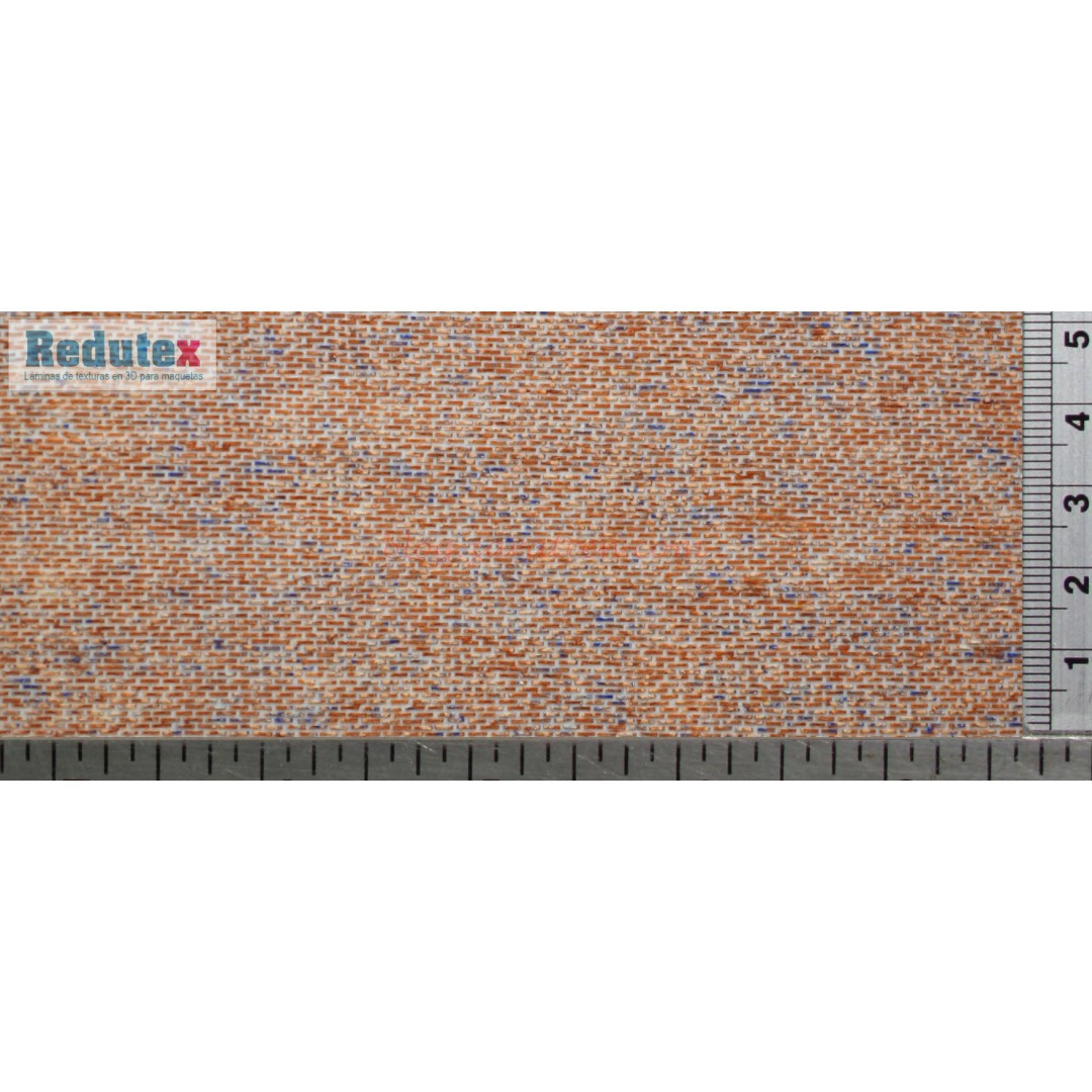 Redutex – Ladrillo Viejo Terracota ( Policromado ), Ref: 160LV122, acabado Rojo.