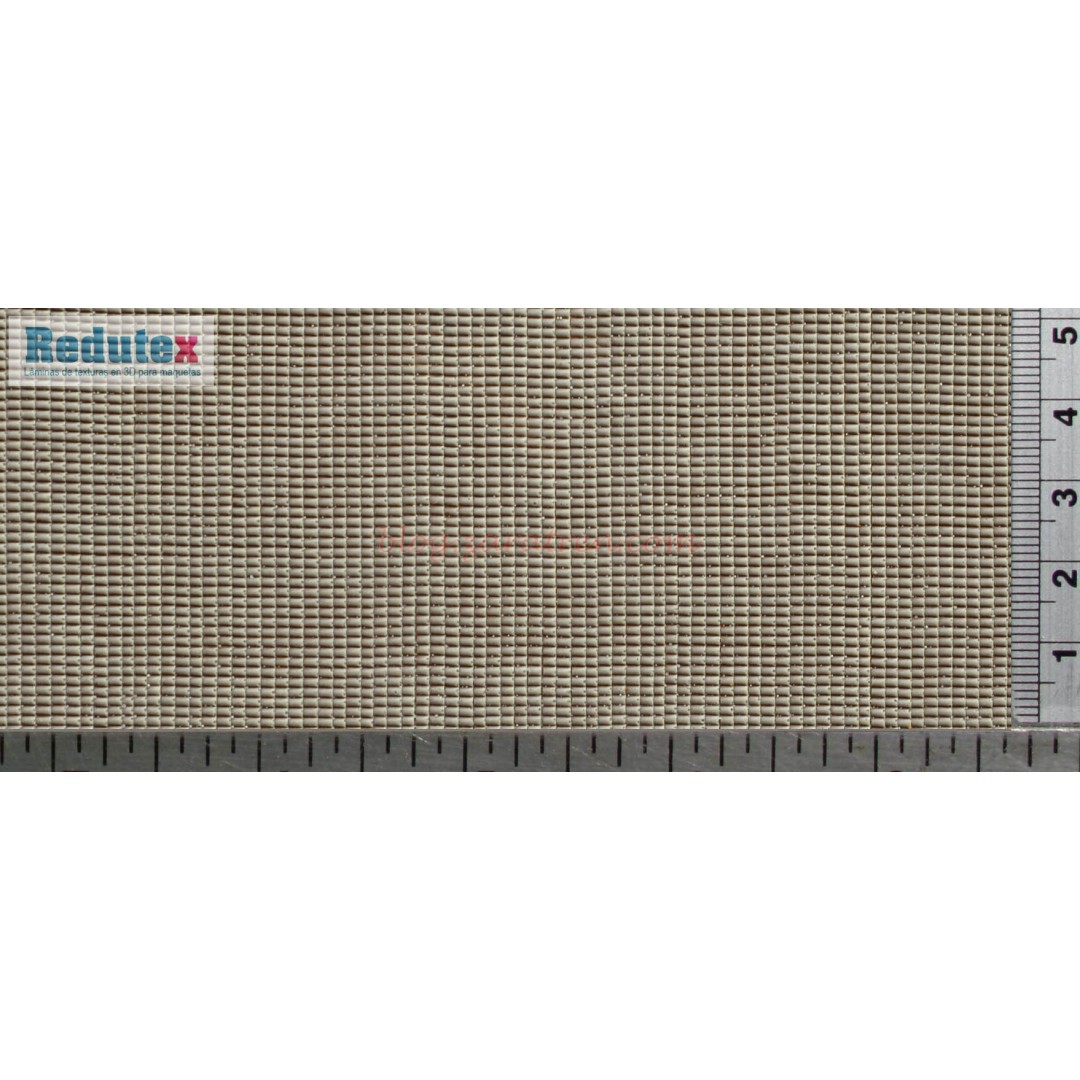 Redutex – Teja Tubo Beige , Ref: 160TT111, acabado natural.