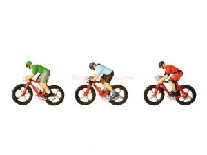 Noch - Ciclistas de carreras, Tres Figuras, Escala N, Ref: 36897.