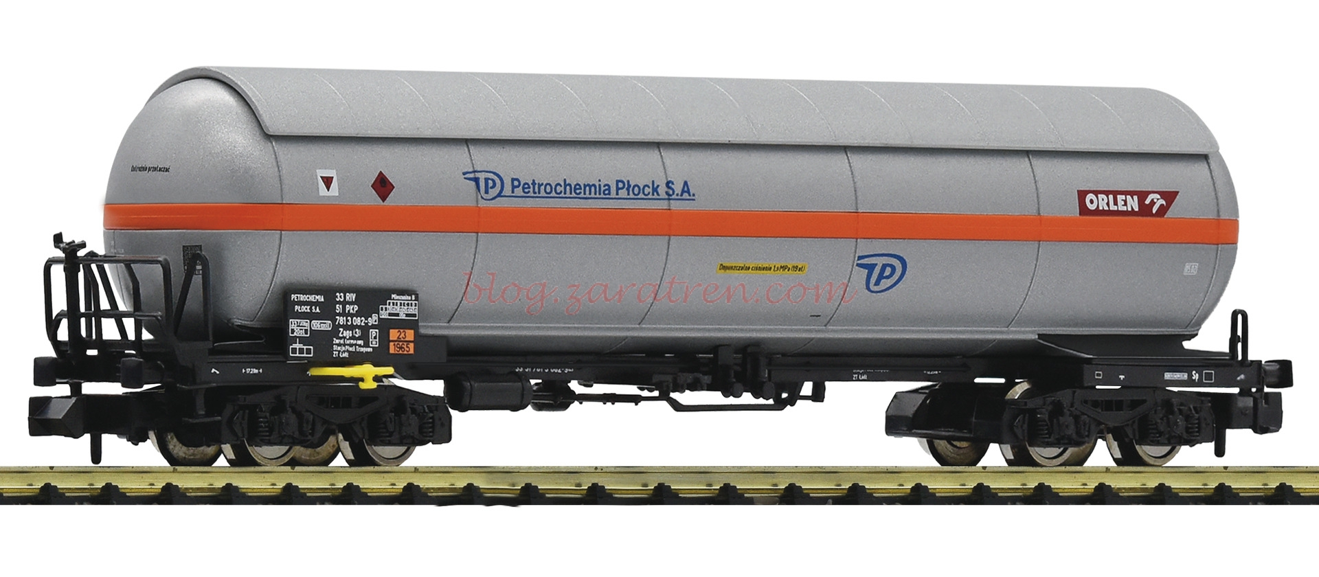 Fleischmann – Vagón cisterna de Gas, Tipo Zags, PKP, Epoca V, Ref: 849104.