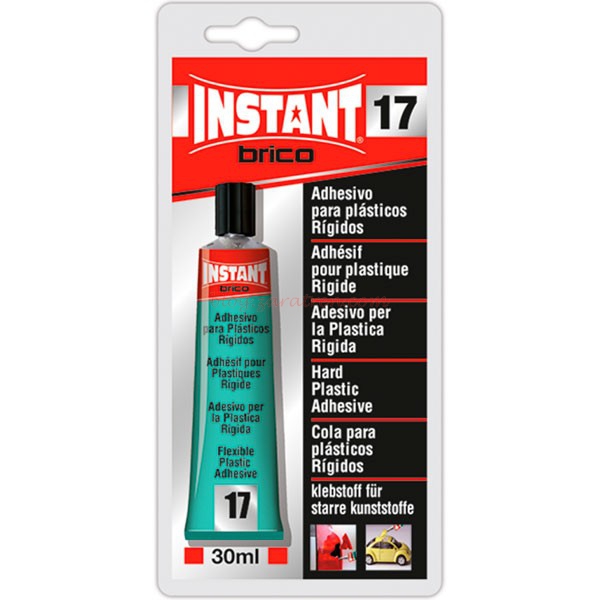 Instant – Adhesivo para plasticos rigidos, 30 ml., Formato tubo, Ref: 270039.