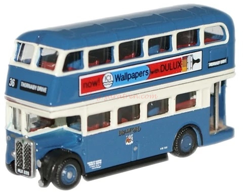 Oxford – Autobus de dos pisos Bradford RT Bus, Escala N, Ref: NRT003.