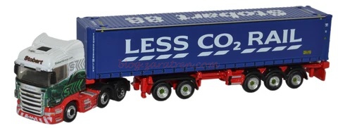 Oxford – Camión Scania D-Tec Combitrailer Container Eddie Stobart, Escala N, Ref: NSHL01CT.
