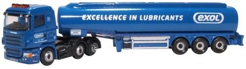 Oxford – Camión Cisterna Scania Highline Tanker DHL/JET, Escala N, Ref: NSHL04TK.
