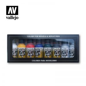 Vallejo - Set basico de Model Air, 8 botes de 17 ml. Ref: 71.174.