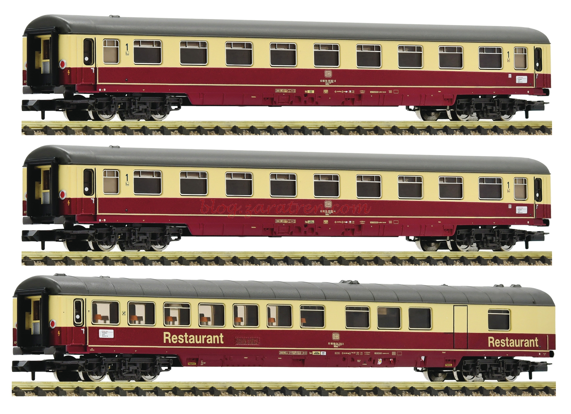 Fleischmann – Tren Autoexpreso » Christophorus «, DB, Escala N, Ref: 881912.
