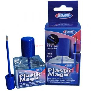 Deluxe - Pegamento Plastico Liquido, Plastic Magic, Bote de 50 ml. Ref: 276AD77.