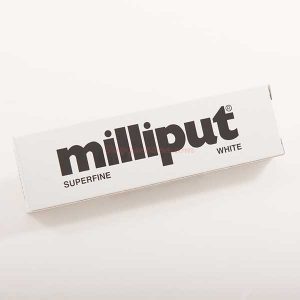 Milliput - Masilla Epoxy Putty Superfine White, Masilla modelar Muy fina, 113 gr. Ref: 277004.