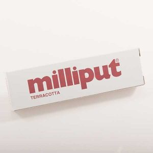 Milliput - Masilla Epoxy Putty Terracotta, Masilla modelar tipo arcilla, 113 gr. Ref: 277005.