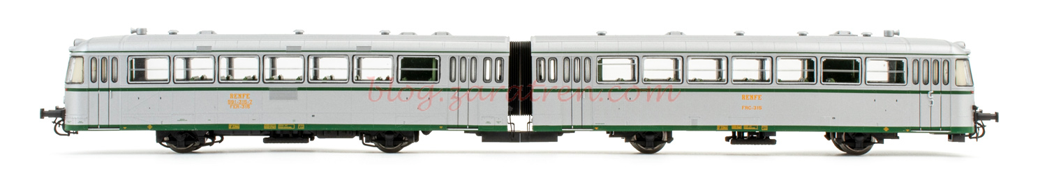 Electrotren – Automotor Diesel » Ferrobus » 591.300, RENFE, Epoca IV-V, Analogico, Escala H0. Ref: E3617.