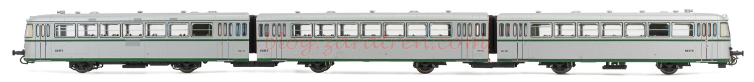 Electrotren – Automotor Diesel » Ferrobus » 591.300, RENFE, Epoca III, Analogico, Escala H0. Ref: E3621.