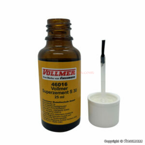 Vollmer - Pegamento para pegar Plasticos Supercement S30, 25 ml, Ref: 46016.
