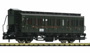 Fleischmann - Coche de viajeros, 2nd, Tipo C pr 21, Deutsche Reichsbahn, DB, Epoca III, Escala N, Ref: 807101